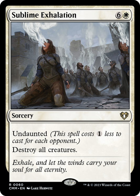 Sublime Exhalation (CMM-060) - Commander Masters Foil