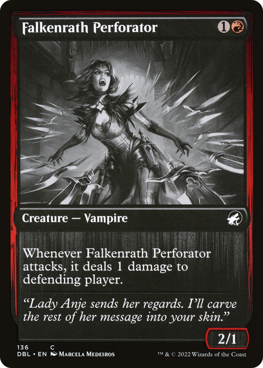 Falkenrath Perforator (DBL-136) - Innistrad: Double Feature Foil