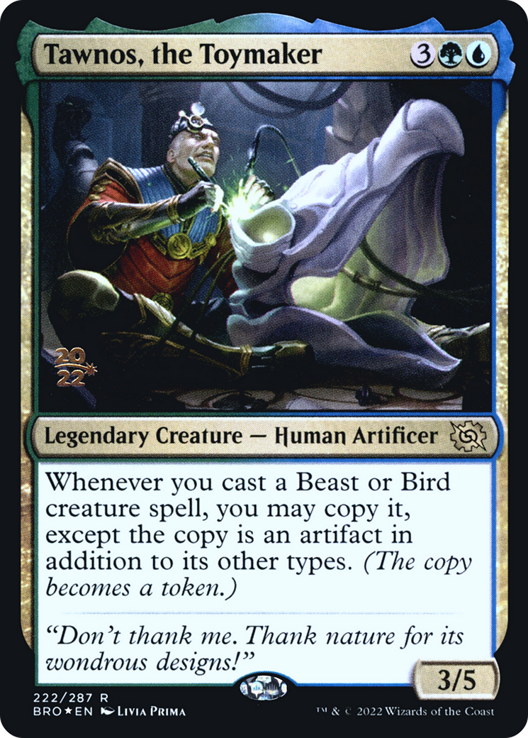 Tawnos, the Toymaker [The Brothers' War: Prerelease Promos]