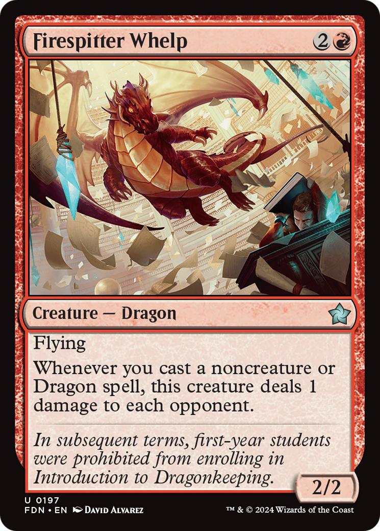 Firespitter Whelp (FDN-197) - Foundations