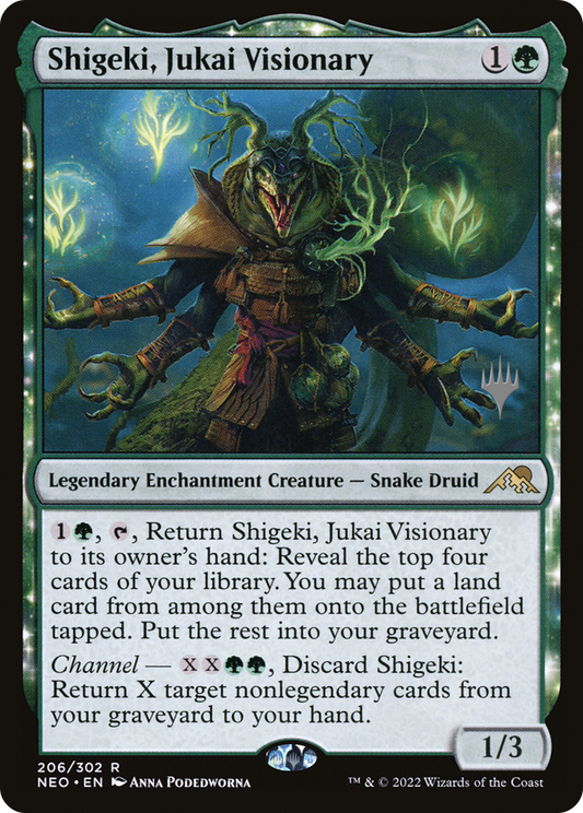 Shigeki, Jukai Visionary (Promo Pack) [Kamigawa: Neon Dynasty Promos]