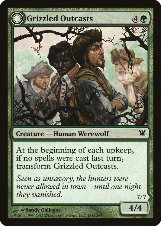 Grizzled Outcasts // Krallenhorde Wantons (ISD-185) - Innistrad: (Double Faced Transform)
