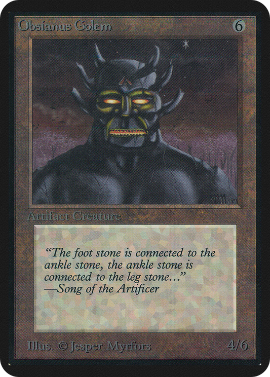 Obsianus Golem [Limited Edition Alpha]
