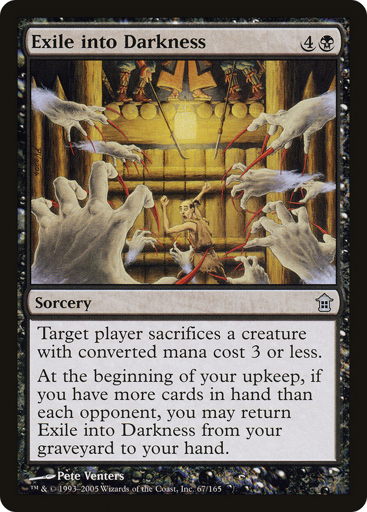 Exile into Darkness (SOK-067) - Saviors of Kamigawa Foil