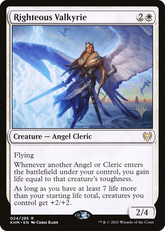 Righteous Valkyrie [Kaldheim Promo Pack]