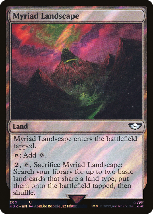 Myriad Landscape (Surge Foil) [Universes Beyond: Warhammer 40,000]