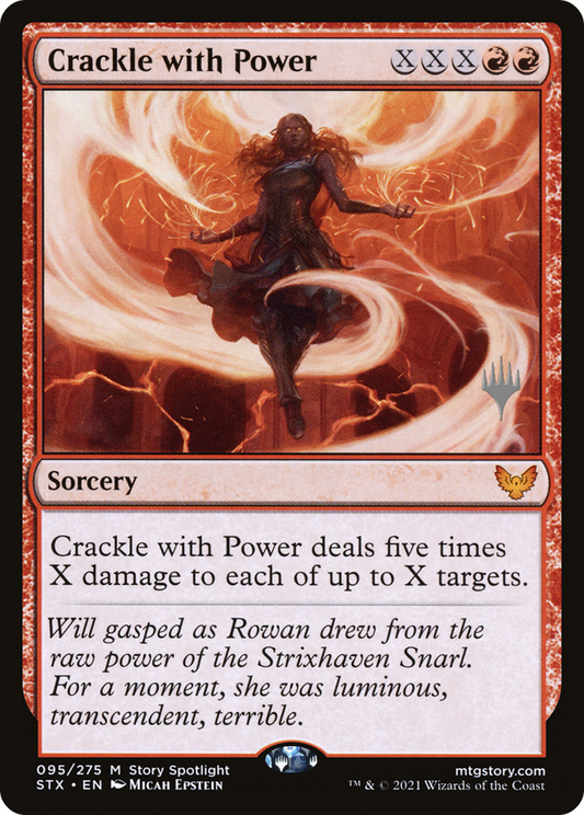 Crackle with Power (PPSTX-095) - Strixhaven: School of Mages Promos Foil