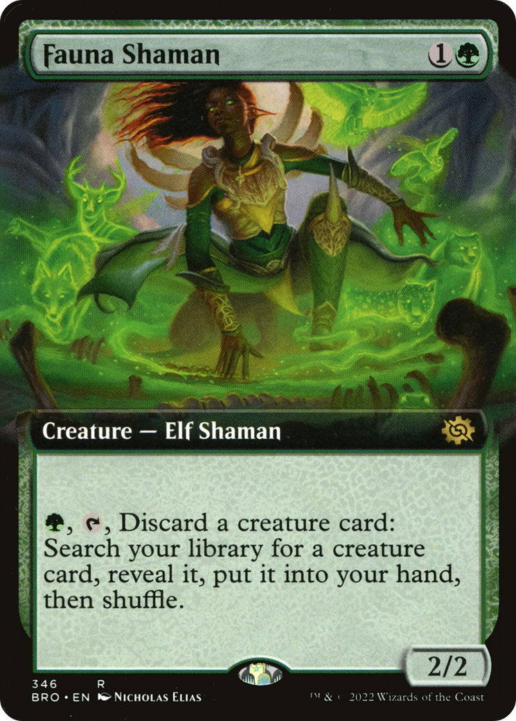 Fauna Shaman (BRO-346) - The Brothers' War: (Extended Art) Foil