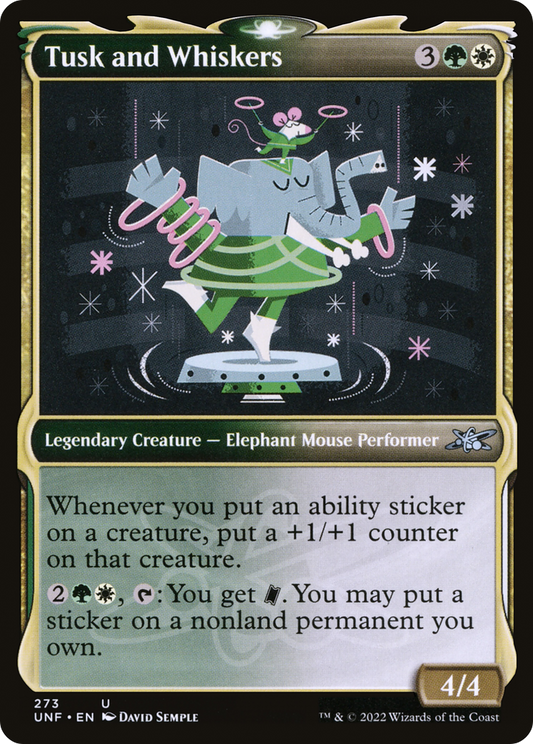 Tusk and Whiskers (UNF-273) - Unfinity: (Showcase) Foil