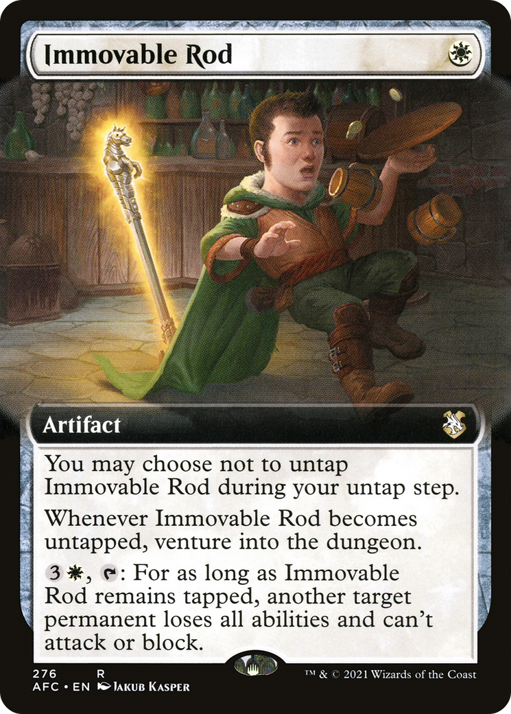 Immovable Rod (Extended) [Dungeons & Dragons: Adventures in the Forgotten Realms Commander]
