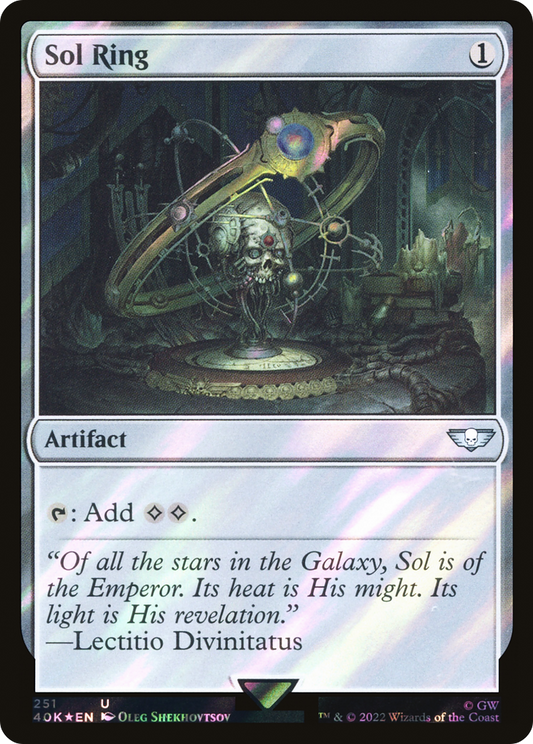 Sol Ring (251) (Surge Foil) [Universes Beyond: Warhammer 40,000]