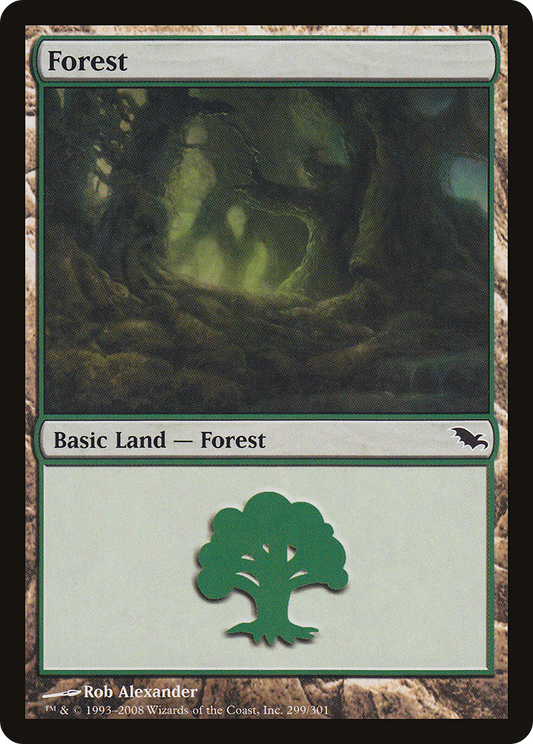 Forest (SHM-299) - Shadowmoor Foil