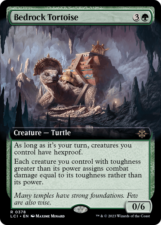 Bedrock Tortoise (LCI-378) - The Lost Caverns of Ixalan: (Extended Art)