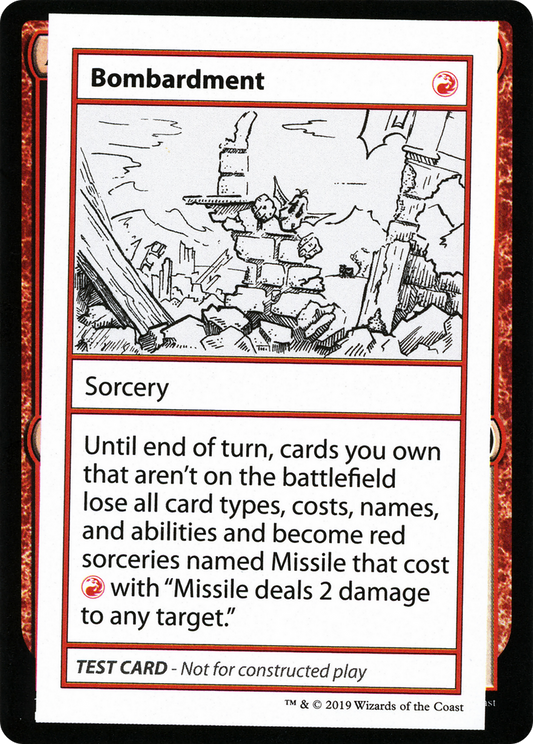 Bombardment (2021 Edition) [Mystery Booster Playtest Cards]
