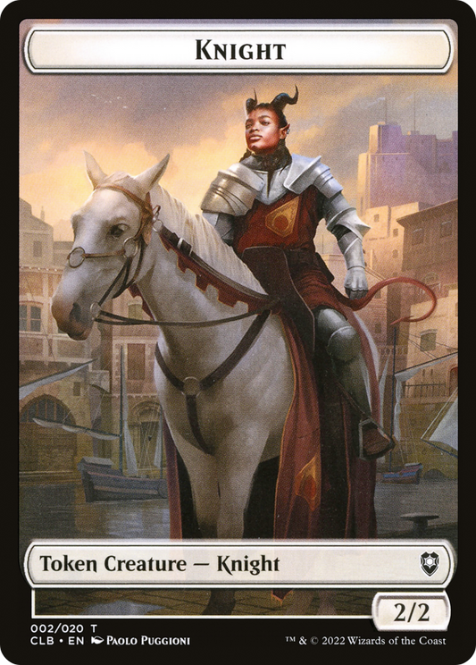 Knight (CLB-002) - Battle for Baldur's Gate Tokens