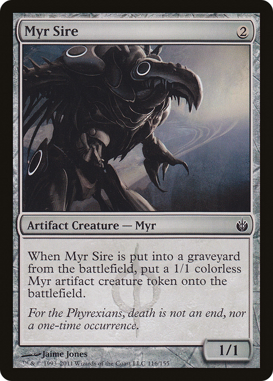 Myr Sire (MBS-116) - Mirrodin Besieged Foil