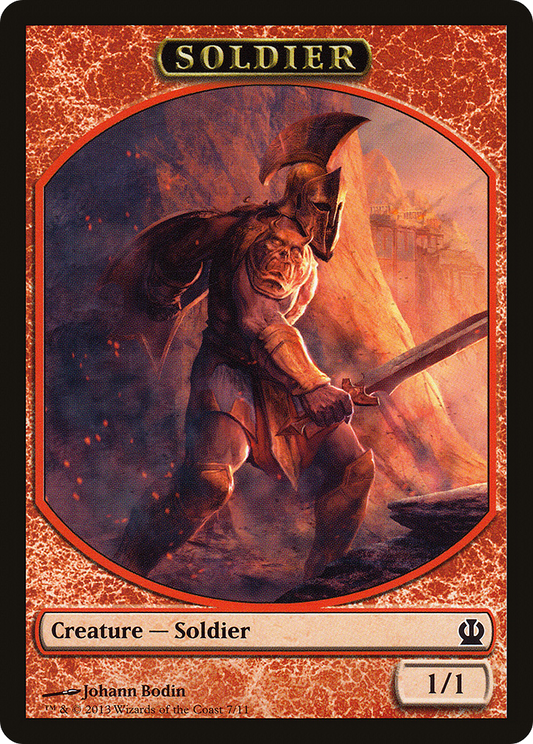 Soldier (7/11) [Theros Tokens]