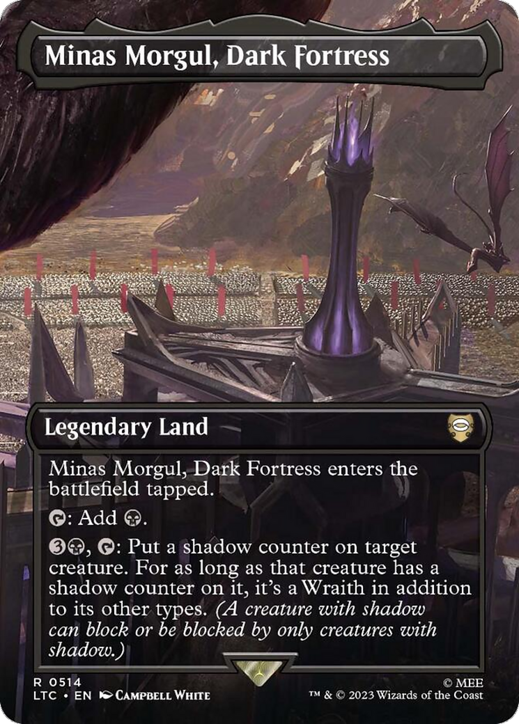Minas Morgul, Dark Fortress (LTC-514) - Tales of Middle-earth Commander (Borderless) Foil