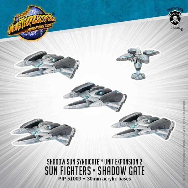 Monsterpocalypse: Shadow Sun Syndicate - Sun Fighters / Shadow Gate ...