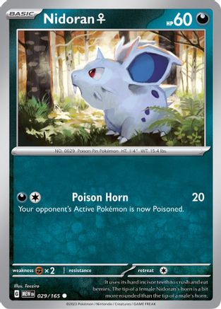 Nidoran F (029/165) [Scarlet & Violet 151]