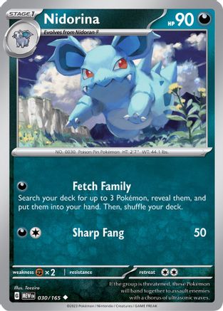 Nidorina (030/165) [Scarlet & Violet 151]