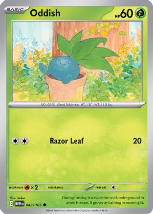 Oddish (043/165) [Scarlet & Violet 151]