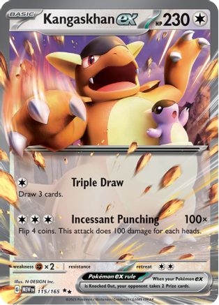 Kangaskhan ex (115/165) [Scarlet & Violet 151]