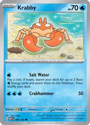 Krabby (098/165) [Scarlet & Violet 151]