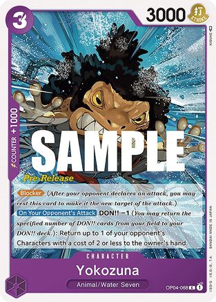 Yokozuna [Kingdoms of Intrigue Pre-Release Cards]