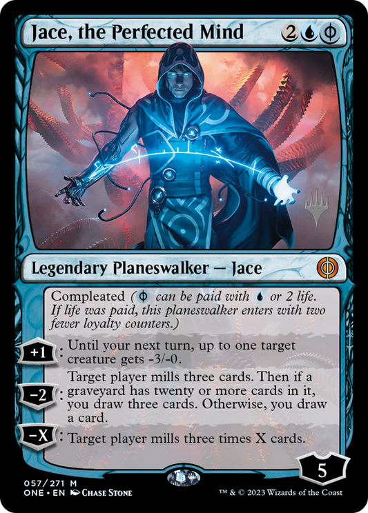 Jace, the Perfected Mind (PPONE-057) - Phyrexia: All Will Be One Promos
