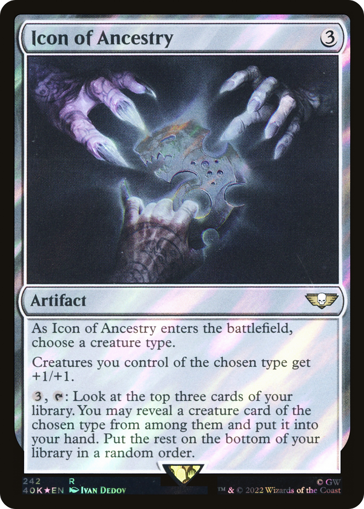 Icon of Ancestry (Surge Foil) [Universes Beyond: Warhammer 40,000]