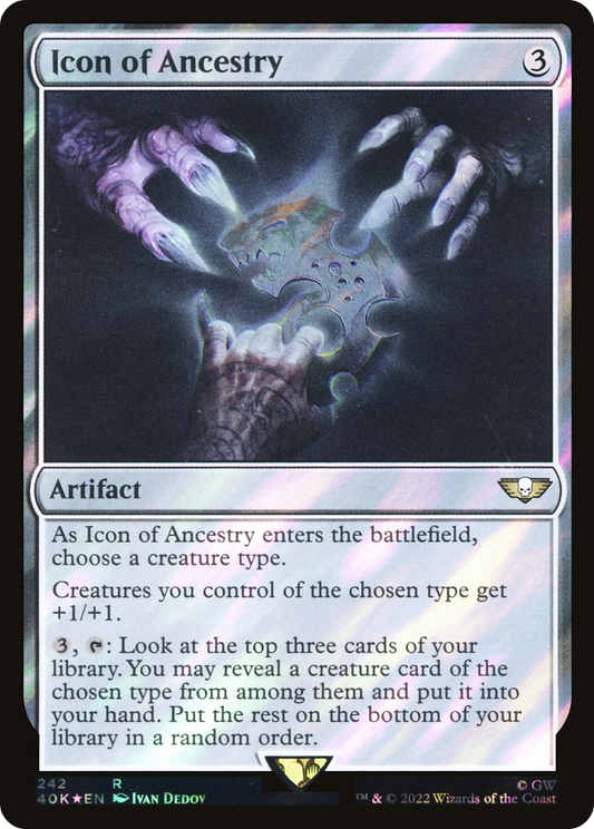 Icon of Ancestry (Surge Foil) [Universes Beyond: Warhammer 40,000]