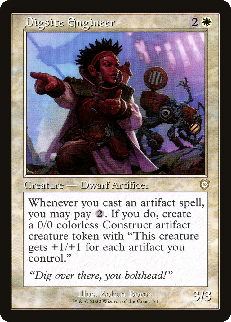 Digsite Engineer (Retro) [The Brothers' War Commander]