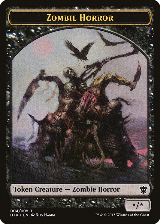 Zombie Horror [Dragons of Tarkir Tokens]