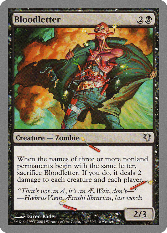 Bloodletter [Unhinged]