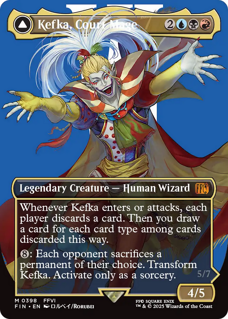 Kefka, Court Mage (Borderless) (0398) (FIN-398) - FINAL FANTASY (Borderless)
