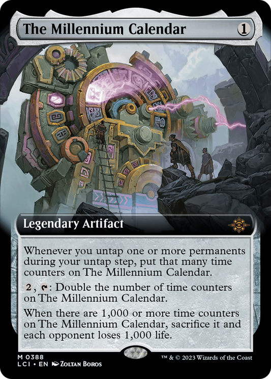 The Millennium Calendar (LCI-388) - The Lost Caverns of Ixalan: (Extended Art) Foil