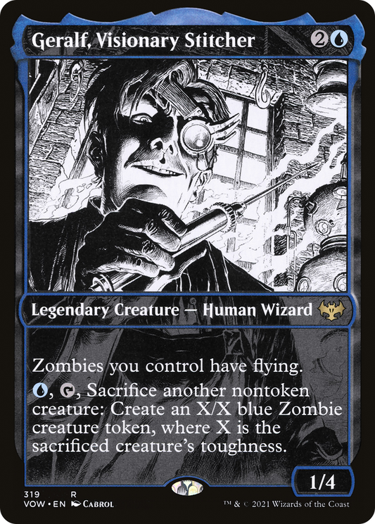 Geralf, Visionary Stitcher (VOW-319) - Innistrad: Crimson Vow: (Showcase)