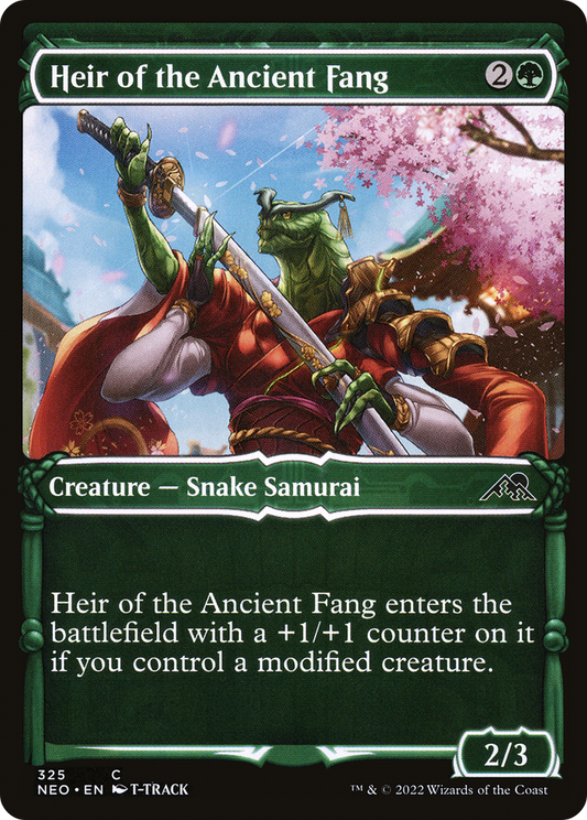 Heir of the Ancient Fang (Showcase Samurai) [Kamigawa: Neon Dynasty]
