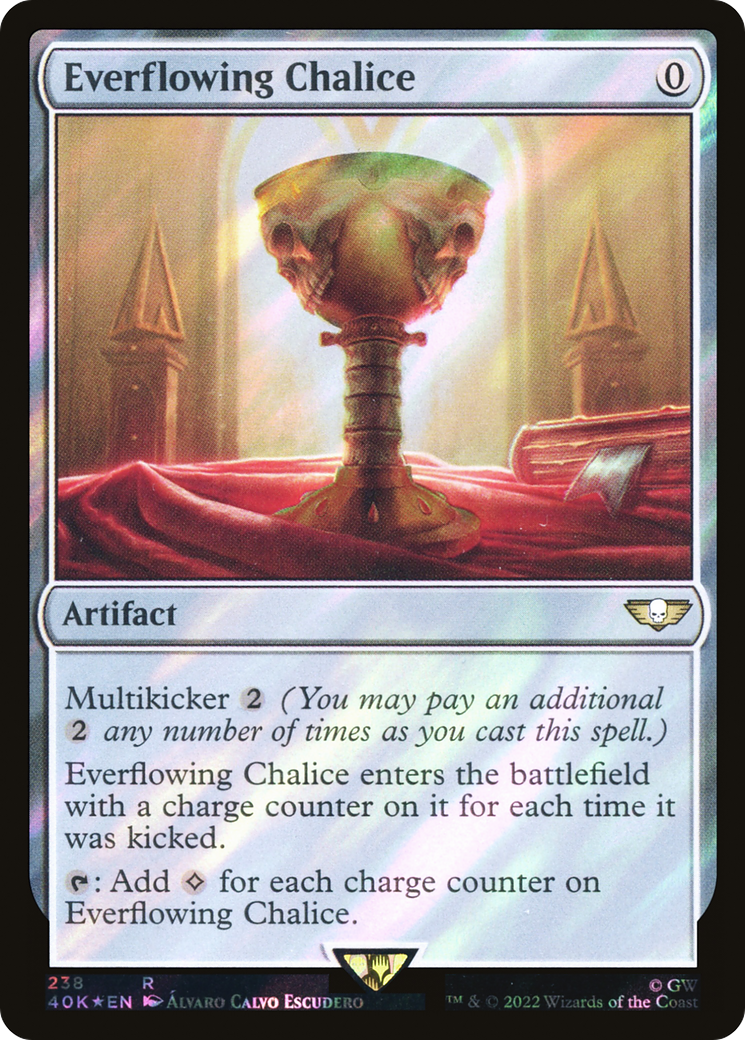Everflowing Chalice (Surge Foil) [Universes Beyond: Warhammer 40,000]