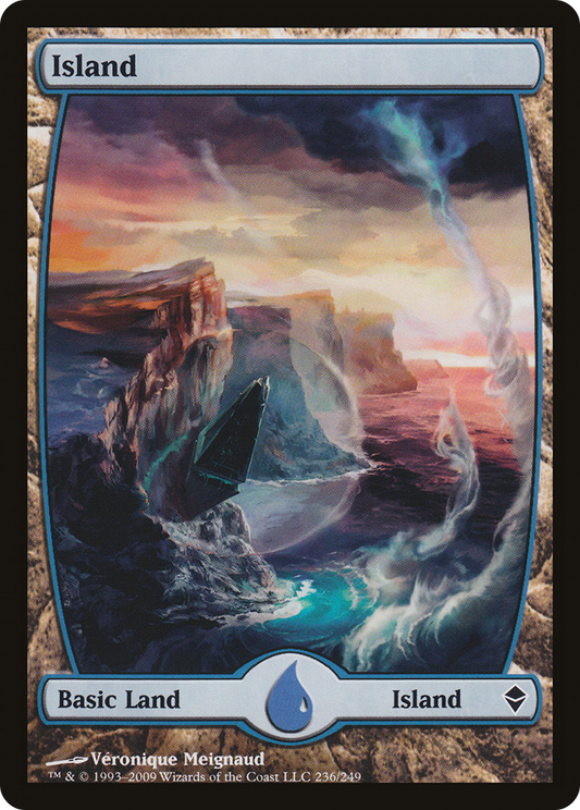 Island (ZEN-236) - Zendikar Foil