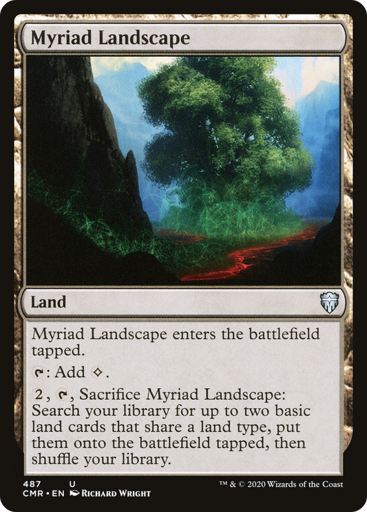 Myriad Landscape (CMR-487) - Commander Legends Foil