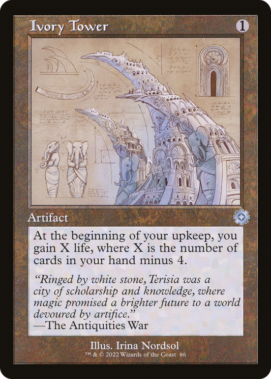 Ivory Tower (BRR-086) - The Brothers' War Retro Artifacts Foil