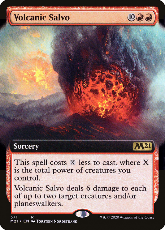Volcanic Salvo (M21-371) - Core Set 2021: (Extended Art)