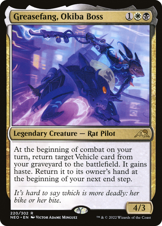 Greasefang, Okiba Boss [Kamigawa: Neon Dynasty]