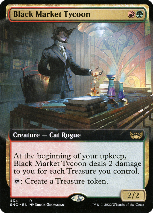 Black Market Tycoon (SNC-434) - Streets of New Capenna: (Extended Art) Foil
