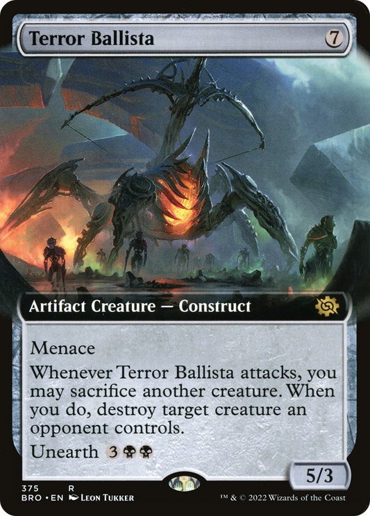 Terror Ballista (BRO-375) - The Brothers' War: (Extended Art)