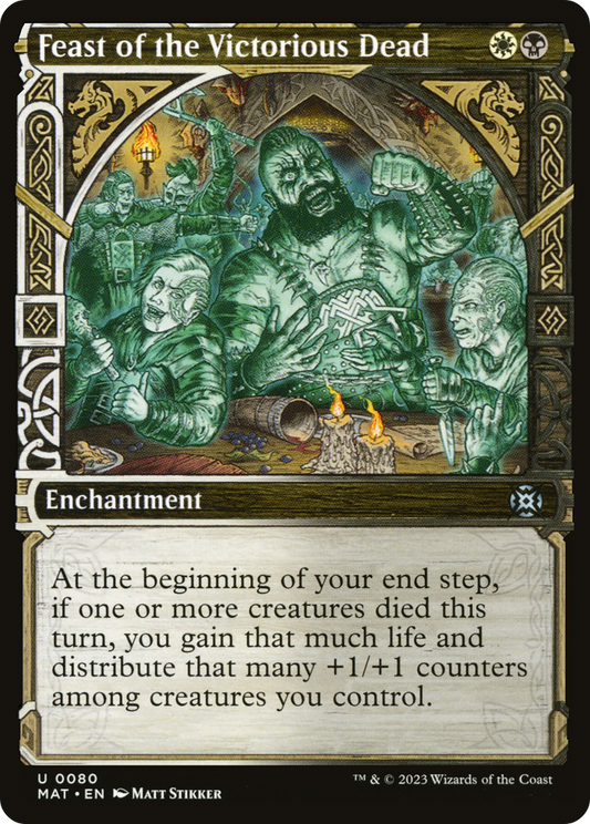 Feast of the Victorious Dead (MAT-080) - March of the Machine: The Aftermath: (Showcase) Foil