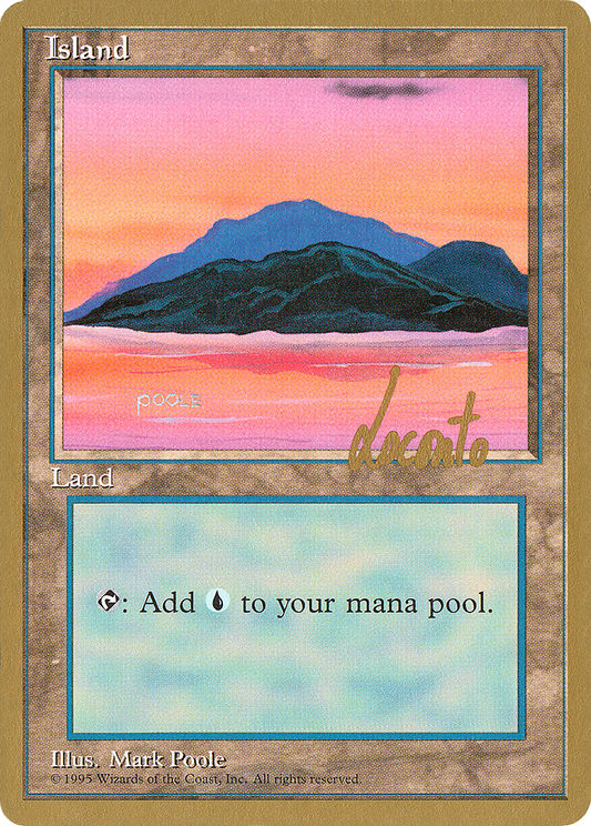 Island (ml369) (Michael Loconto) [Pro Tour Collector Set]