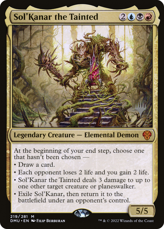 Sol'Kanar the Tainted (PPDMU-219) - Dominaria United Promos Foil